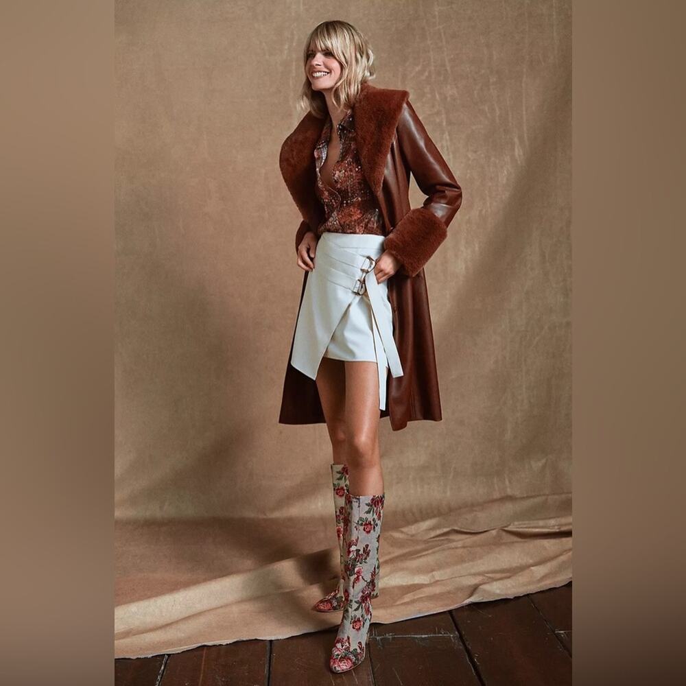 Mare Mare x Anthropologie Belted Mini Skirt - Picture 4 of 7